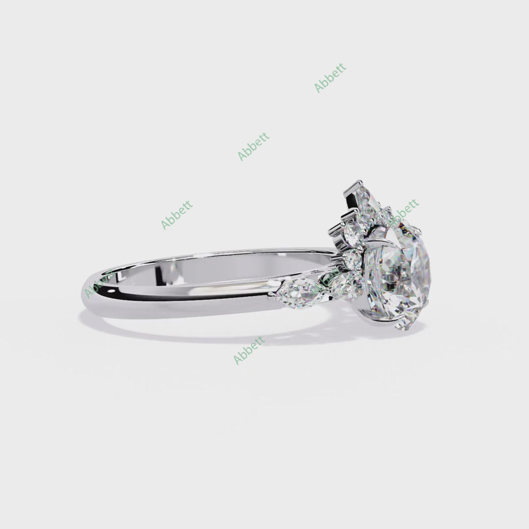 Accented Engagement Ring ENAC1135