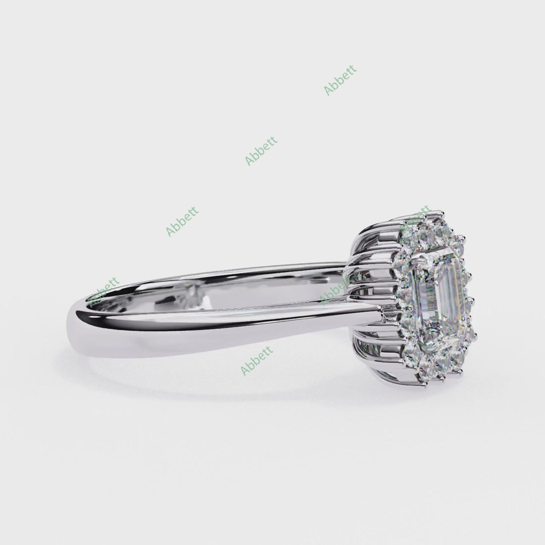 Halo Engagement Ring ENHA1504