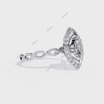 Load and play video in Gallery viewer, Halo Engagement Ring ENHA1206
