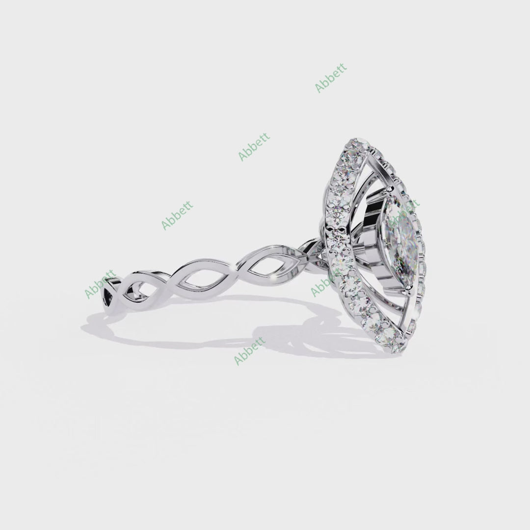 Halo Engagement Ring ENHA1206