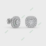 Load and play video in Gallery viewer, Double Halo Stud Earring STDO025

