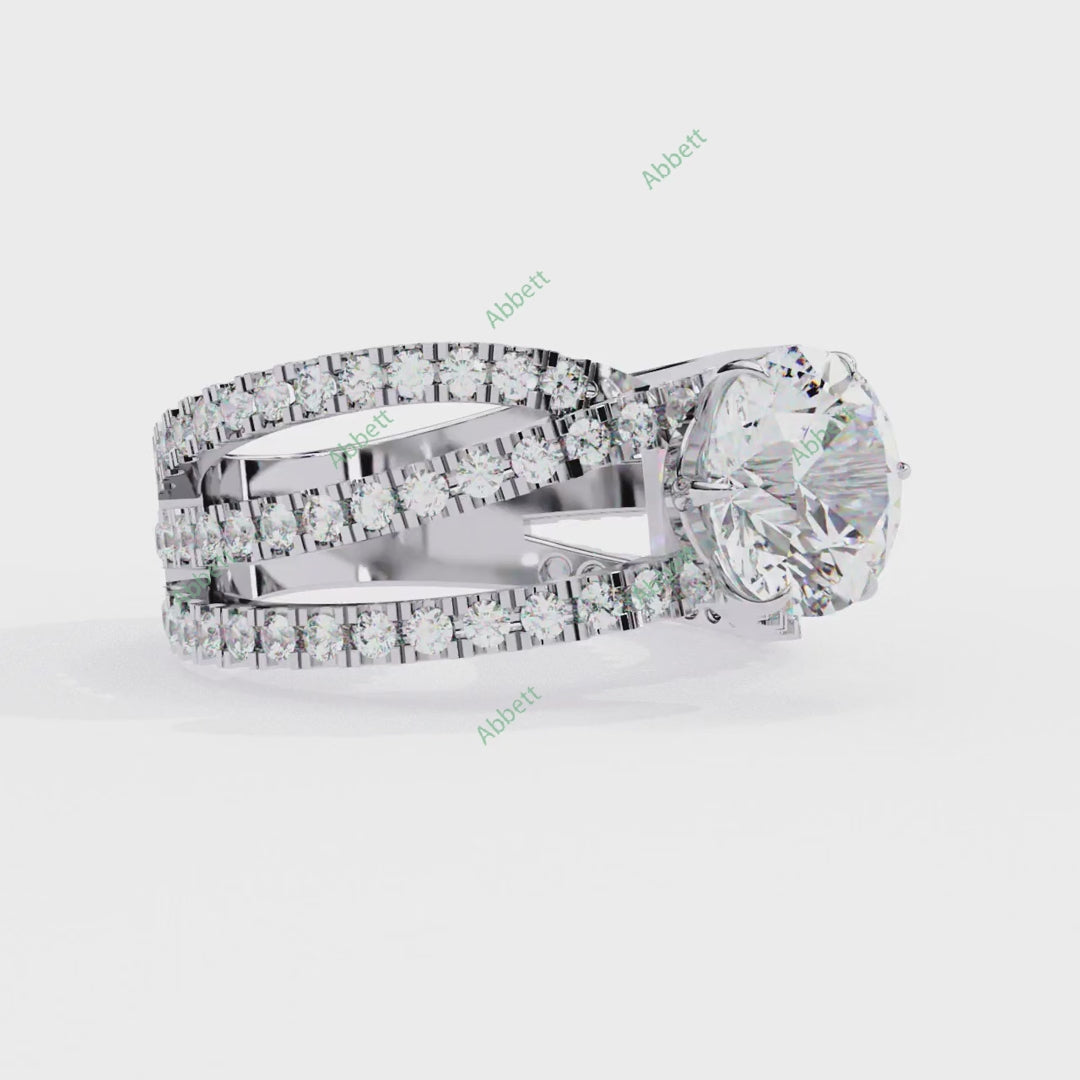 Accented Engagement Ring ENAC1174