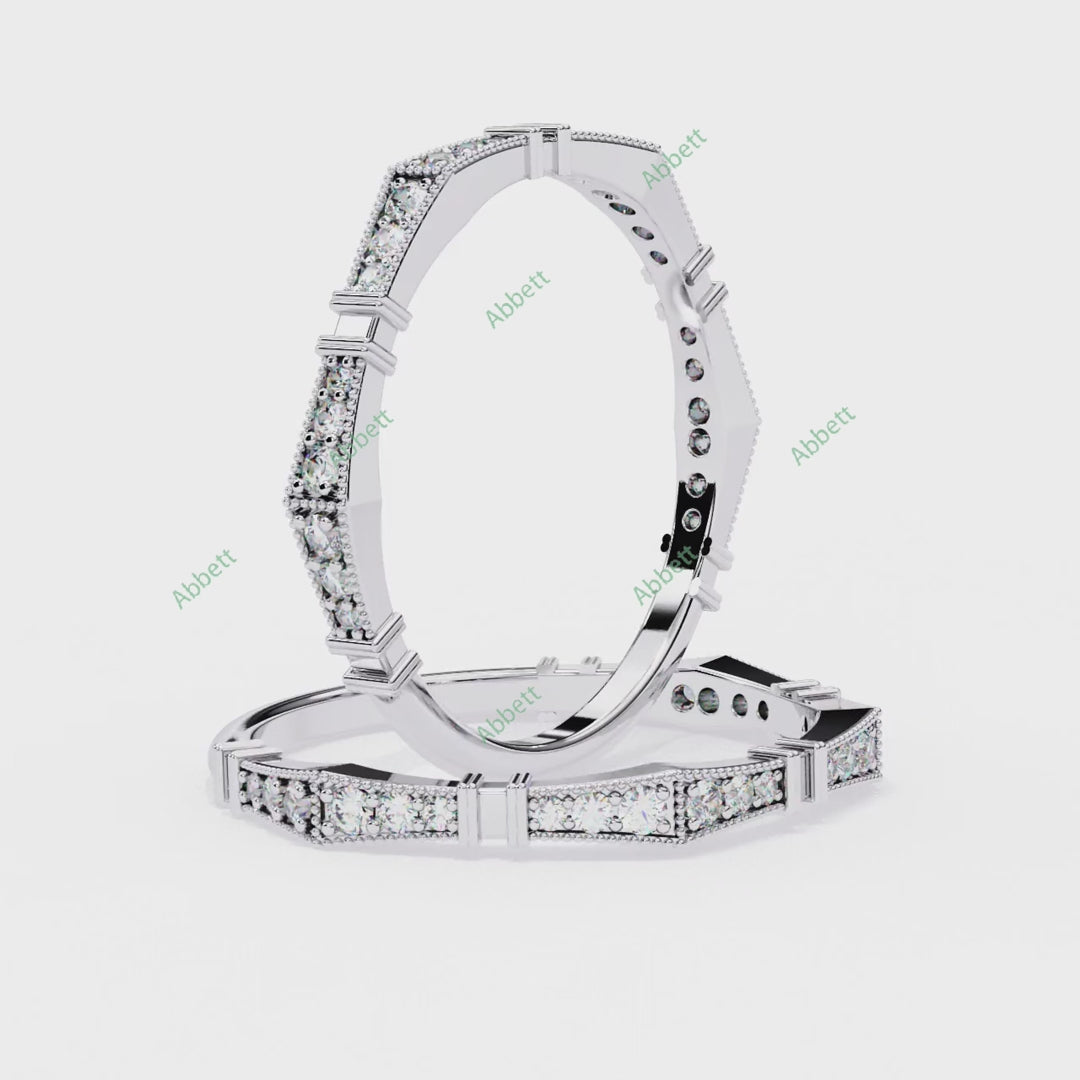 Anniversary Wedding Band WEAN1034