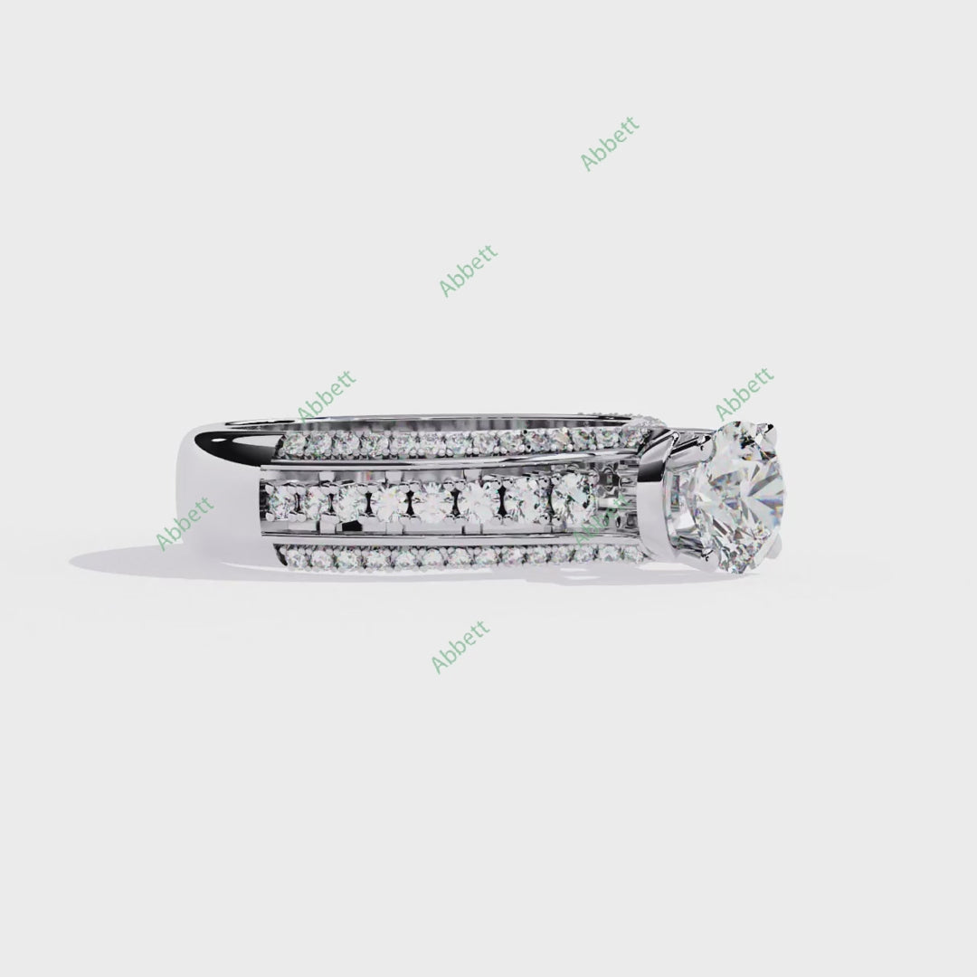 Accented Engagement Ring ENAC1215