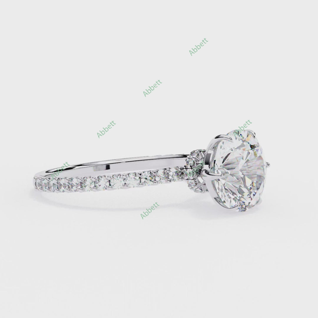Hidden Halo Engagement Ring ENHI1077