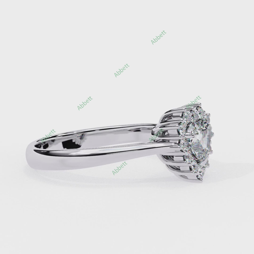 Halo Engagement Ring ENHA1501