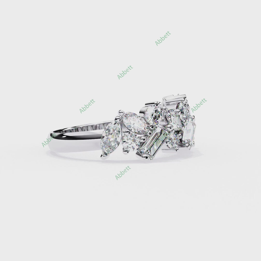 Fancy Wedding Band WEAN1040