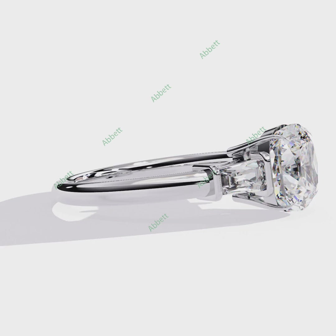 Three Stone Engagement Ring ENTH1100