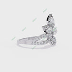 Load and play video in Gallery viewer, Accented Engagement Ring ENAC1207
