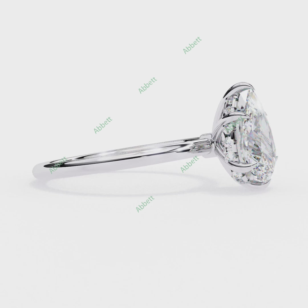 Hidden Halo Engagement Ring ENHI1517