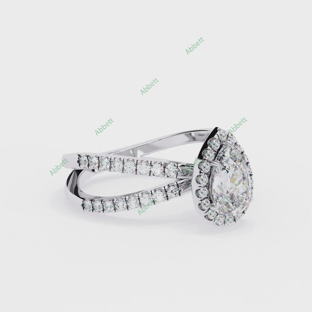 Halo Engagement Ring ENHA1548