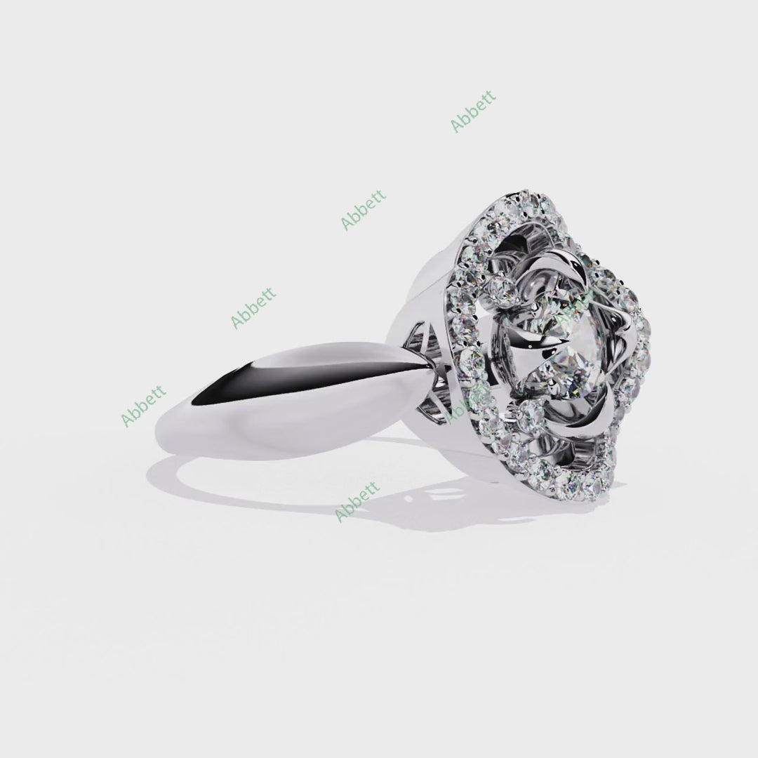 Halo Engagement Ring ENHA1214