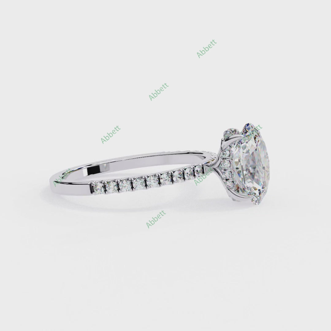 Hidden Halo Engagement Ring ENHI1564