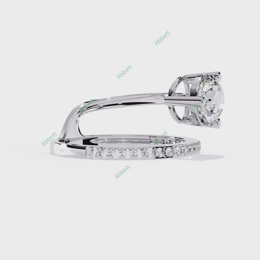 Accented Engagement Ring ENAC1198