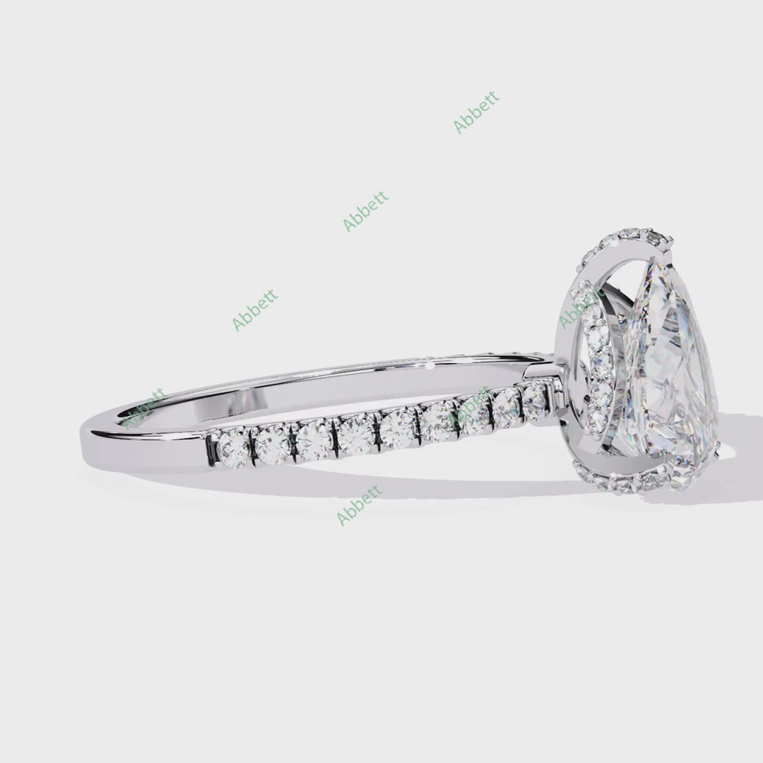 Hidden Halo Engagement Ring ENHI1119