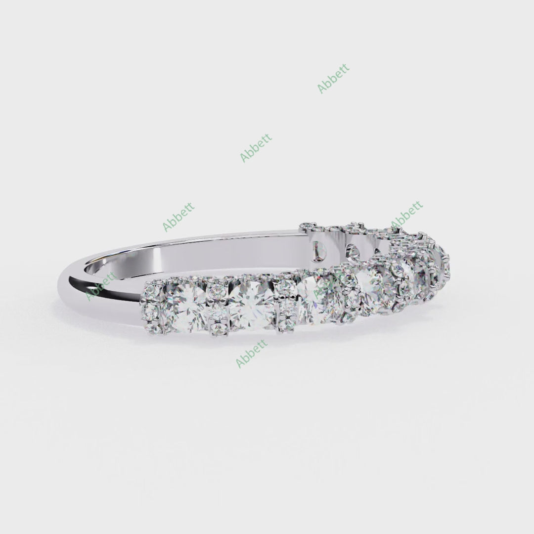 Anniversary Wedding Band WEAN1012