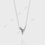 Load and play video in Gallery viewer, Round Bow Necklace NEBO1286
