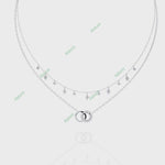 Load and play video in Gallery viewer, Round Layered Necklace NELA1282
