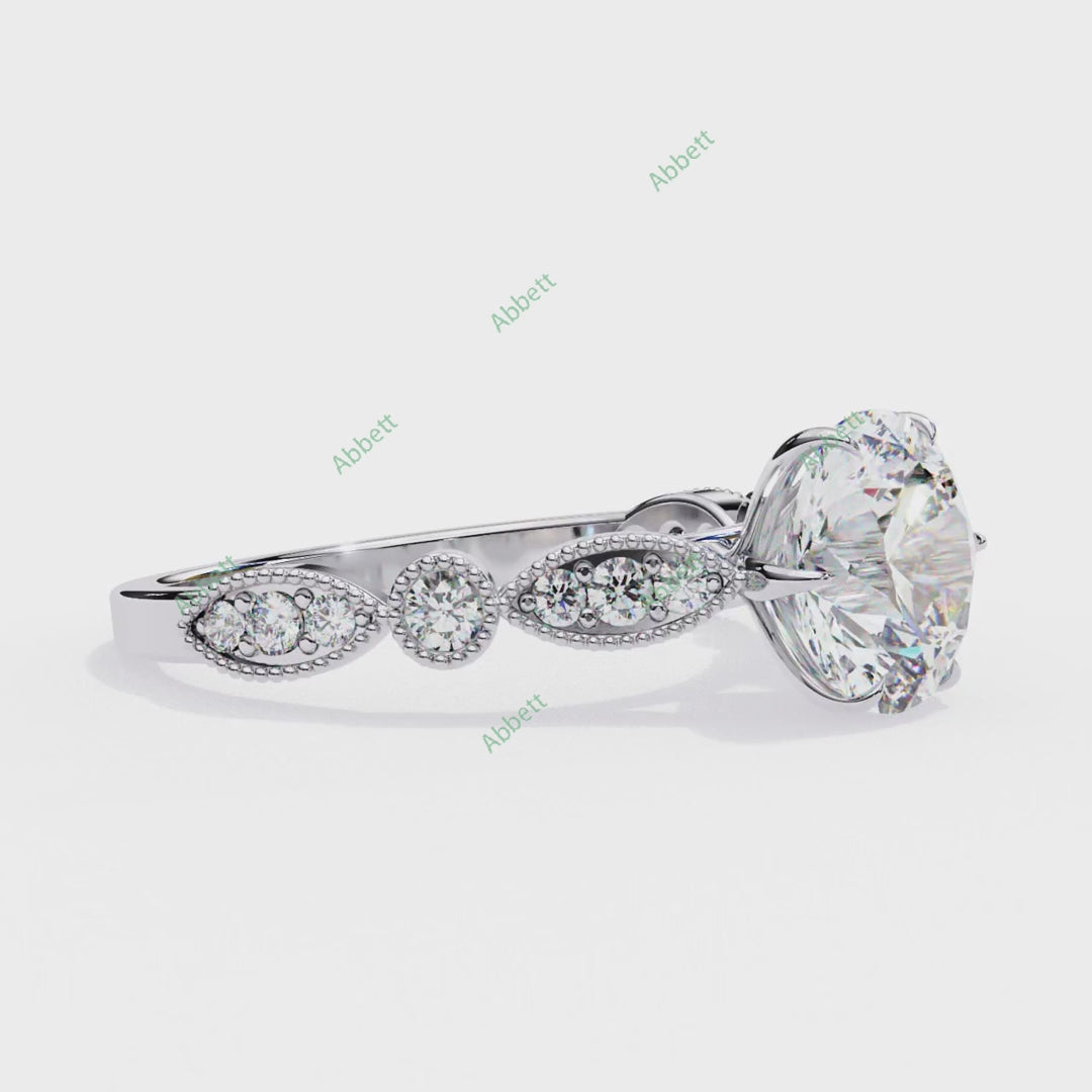 Accented Engagement Ring ENAC1078