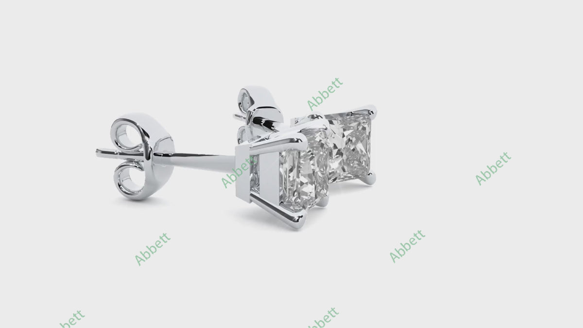 Four Prong Stud Earring STFO001