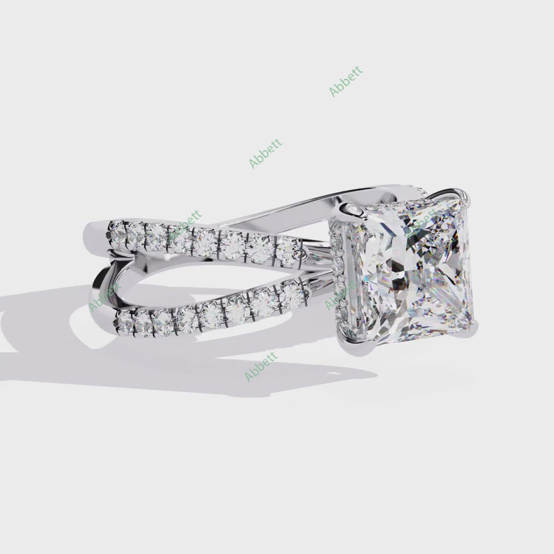 Hidden Halo Engagement Ring ENHI1537