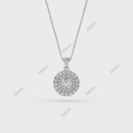 Load and play video in Gallery viewer, Double Halo Pendant PEDO008
