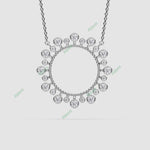 Load and play video in Gallery viewer, Bezel Starburst Pendant PEST033
