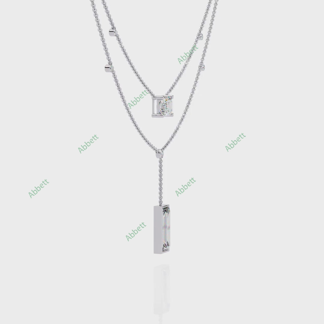 Drop Layered Necklace NELA1294