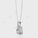 Load and play video in Gallery viewer, Pear Solitaire Pendant PE1594
