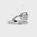 Load and play video in Gallery viewer, Accented Engagement Ring ENAC1185
