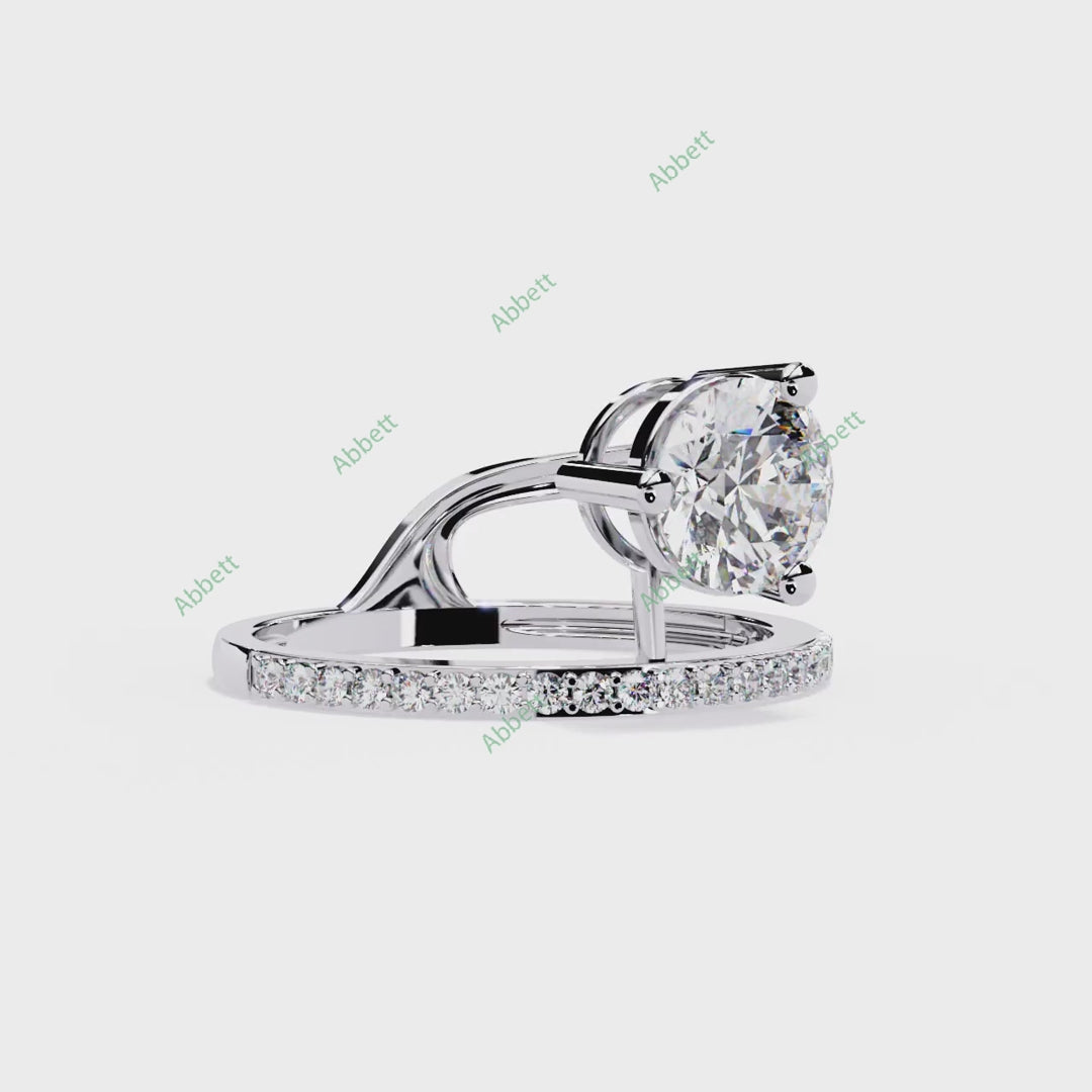 Accented Engagement Ring ENAC1185