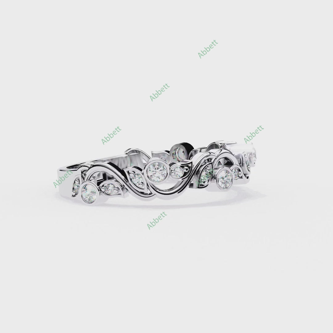 Natural Wedding Band WEAN1042