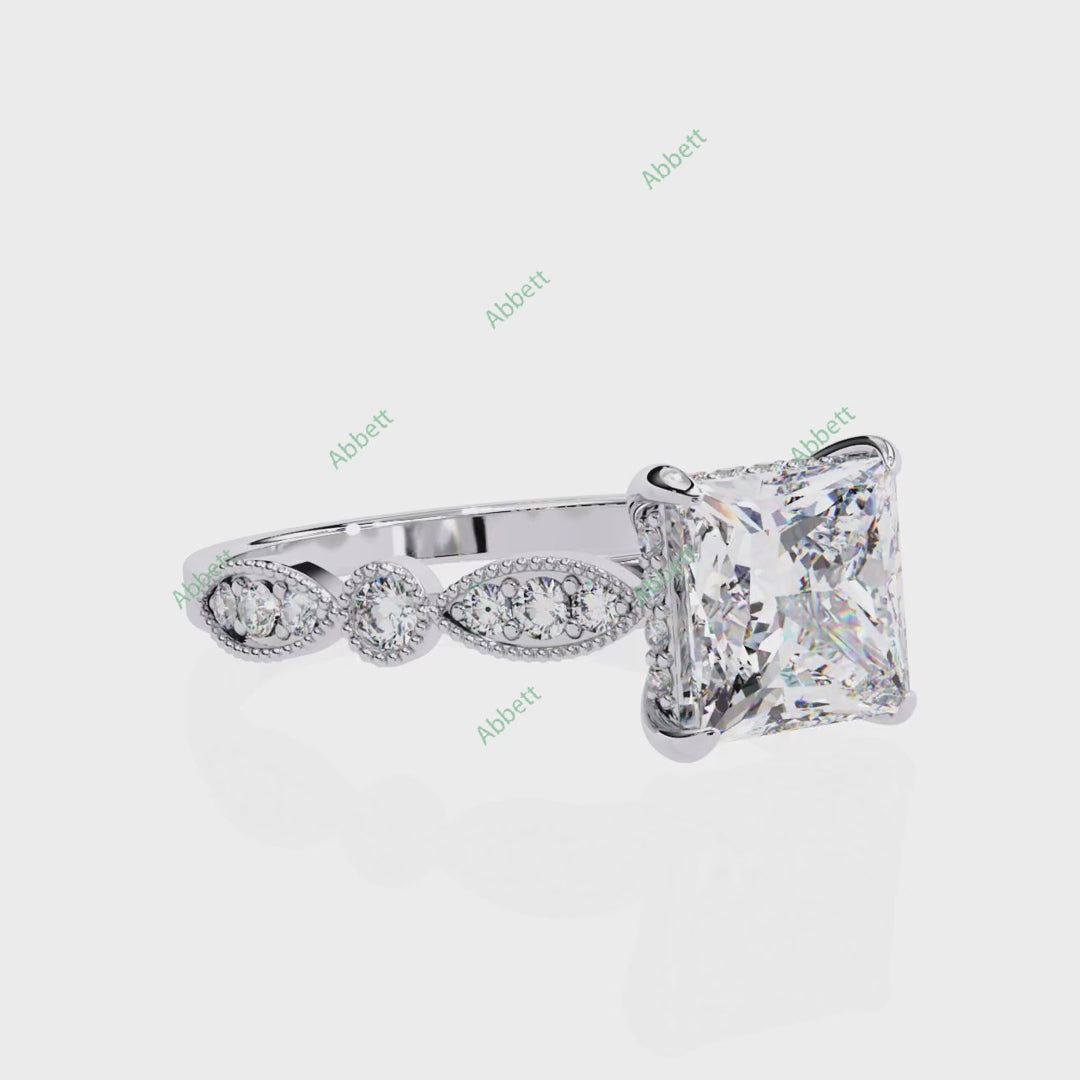 Hidden Halo Engagement Ring ENHI1093