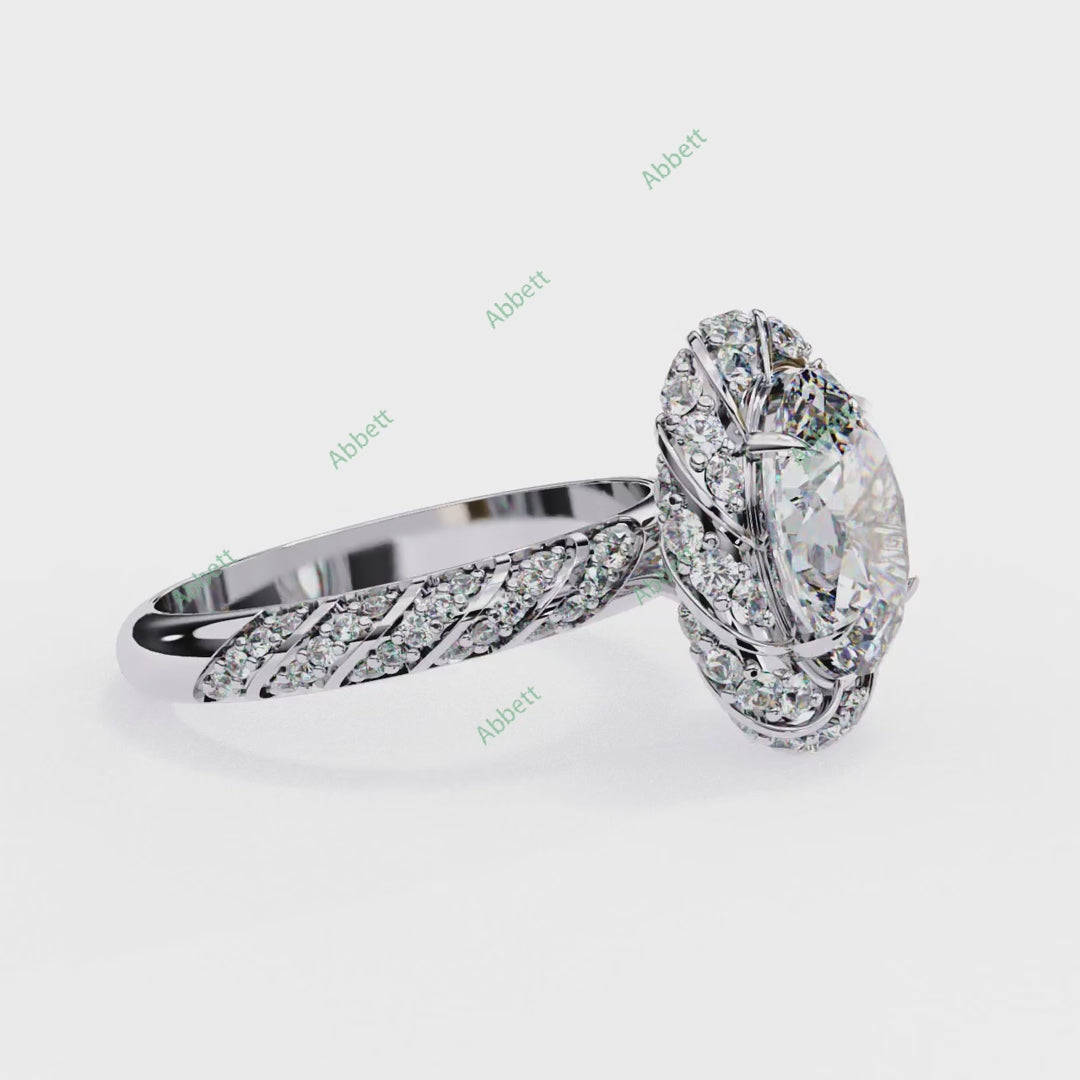 Accented Engagement Ring ENAC1162
