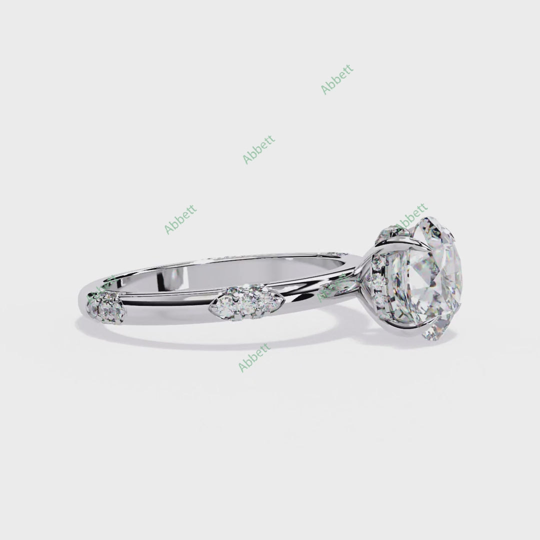Hidden Halo Engagement Ring ENHI1137
