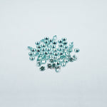 Load and play video in Gallery viewer, Round teal moissanite melee
