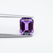 Emerald lab grown purple sapphire