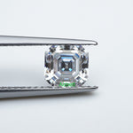 Load and play video in Gallery viewer, Asscher D FL moissanite
