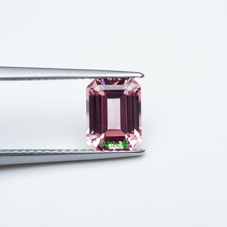 Emerald lab grown padparadscha sapphire