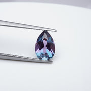 Pear lab grown alexandrite