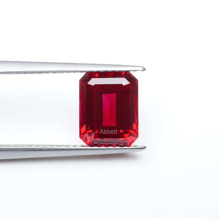 Emerald lab grown ruby