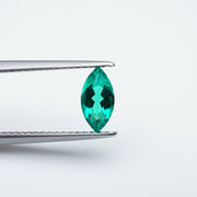 Marquise lab grown emerald