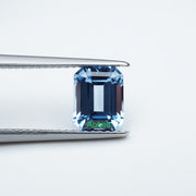 Emerald lab grown aqua spinel