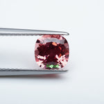 Load and play video in Gallery viewer, Cushion lab grown padparadscha sapphire
