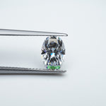 Load and play video in Gallery viewer, Oval D FL moissanite
