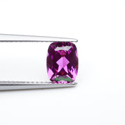 Antique cushion lab grown kunzite sapphire