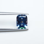 Load and play video in Gallery viewer, Antique cushion lab grown aqua spinel
