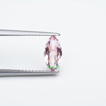 Load and play video in Gallery viewer, Marquise lab grown champagne sapphire
