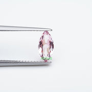 Marquise lab grown champagne sapphire