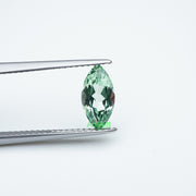 Marquise lab grown green sapphire